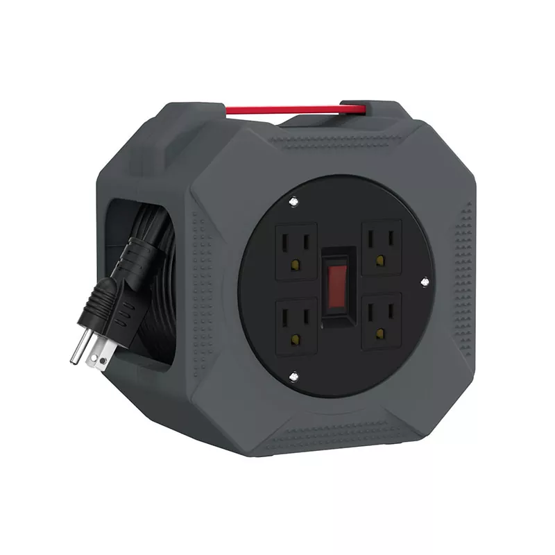 بكرة سلك بلاستيك 4 منافذ 30 قدم بكرة سلك بلاستيك 4 منافذ 30 قدم